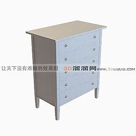 3D邊柜模型