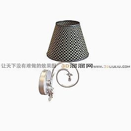 3D壁燈模型