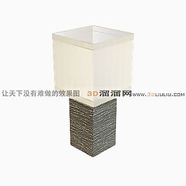 3D臺燈模型