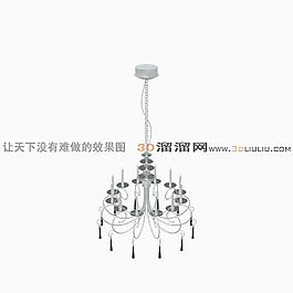 3D歐式吊燈模型