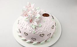 生日蛋糕大百合
