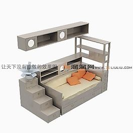 3D多功能床模型