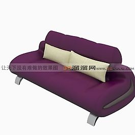 3D三人沙發(fā)模型