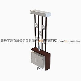 3D鞋柜模型