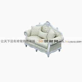 3D雙人沙發(fā)模型