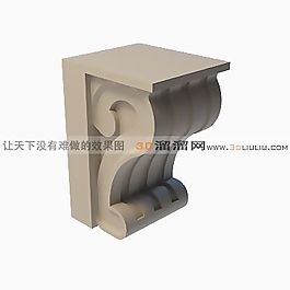 3D歐式構(gòu)件模型