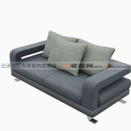 3D雙人沙發(fā)模型