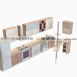 3D廚柜模型