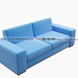 3D雙人沙發(fā)模型