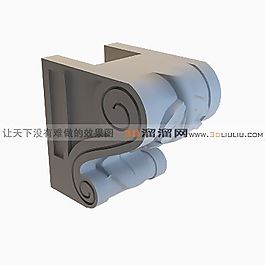 3D歐式構(gòu)件模型