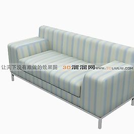 3D雙人沙發(fā)模型