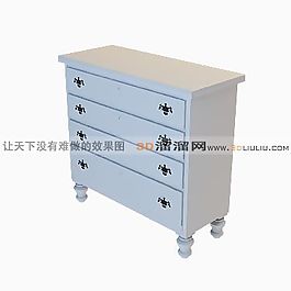 3D邊柜模型
