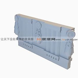 3D歐式構(gòu)件模型