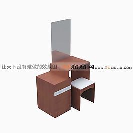 3D梳妝臺模型