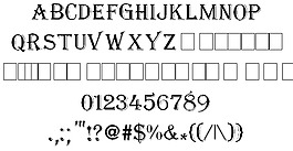 阿爾及利亞的字體