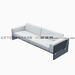 3D雙人沙發(fā)模型