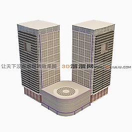 3D辦公樓模型