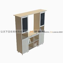 3D酒柜模型