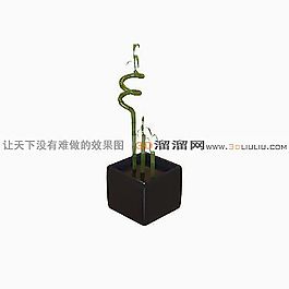 3D盆景模型