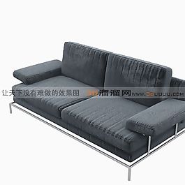 3D雙人沙發(fā)模型