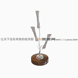 3D臺(tái)燈模型