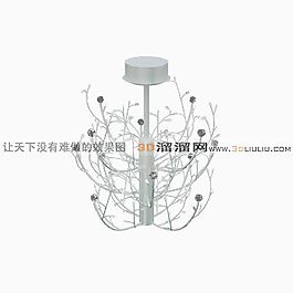 3D吸頂燈模型