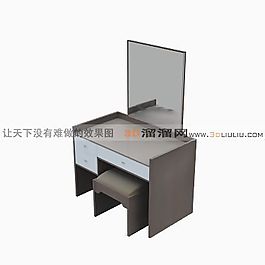 3D梳妝臺(tái)模型