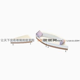 3D雙人沙發(fā)模型