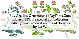 azalleia飾品免費(fèi)字體