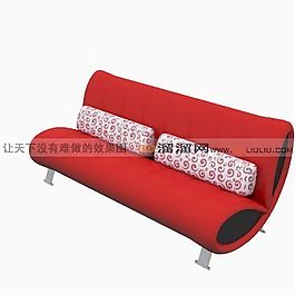 3D多人沙發(fā)模型
