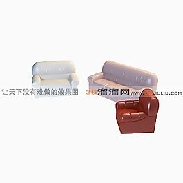 3D沙发组合模型