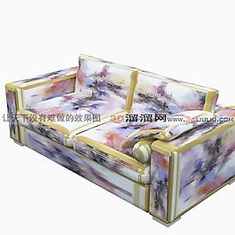 3D雙人沙發(fā)模型