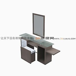 3D梳妝臺模型