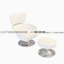 3D躺椅模型