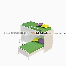 3D兒童床模型