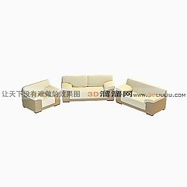 3D沙發(fā)組合模型