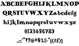 古無14字體