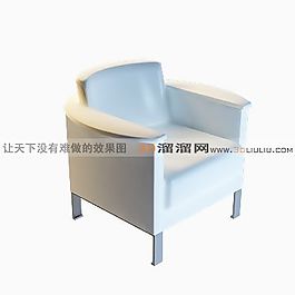 3D單人沙發(fā)模型
