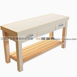 3D桌子模型