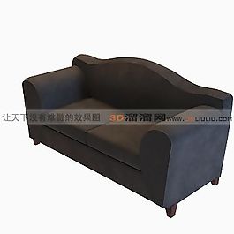 3D雙人沙發(fā)模型
