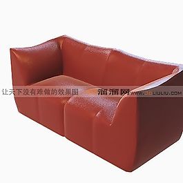 3D雙人沙發(fā)模型