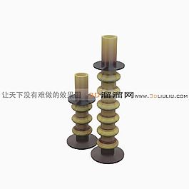 3D燭臺(tái)模型
