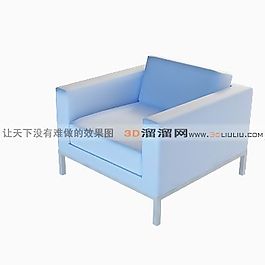 3D單人沙發(fā)模型