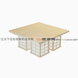 3D吸頂燈模型