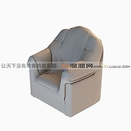 3D單人沙發(fā)模型