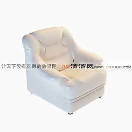 3D單人沙發(fā)模型