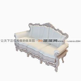 3D三人沙發(fā)模型