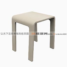 3D凳模型