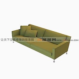 3D雙人沙發(fā)模型