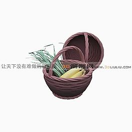 3D菜籃模型
